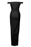 ZJKRL - Fashion Elegant Solid Backless High Opening Off the Shoulder Irregular Dress Dresses(5 Colors)