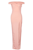 ZJKRL - Fashion Elegant Solid Backless High Opening Off the Shoulder Irregular Dress Dresses(5 Colors)