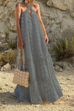 ZJKRL - Fashion Solid Halter Cake Skirt Dresses(6 Colors)