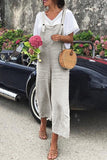 ZJKRL - Fashion Street Solid Spaghetti Strap Loose Jumpsuits(5 colors)