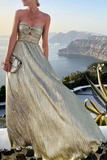 ZJKRL - Fashion Solid Hollowed Out Strapless Cake Skirt Dresses(7 Colors)