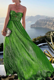 ZJKRL - Fashion Solid Hollowed Out Strapless Cake Skirt Dresses(7 Colors)