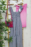 ZJKRL  -  Fashion Plaid Patchwork Square Collar Cake Skirt Dresses(4 Colors)