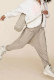 ZJKRL - Street Solid Color V Neck Loose Jumpsuits(3 Colors)