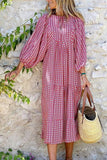 ZJKRL  -  Sweet Elegant O Neck Printed Dress Dresses(9 Colors)
