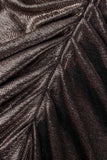 ZJKRL - Celebrities Elegant Solid Fold V Neck A Line Dresses(4 Colors)