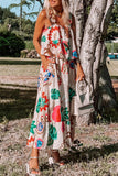 ZJKRL - Bohemian Elegant Print Patchwork Square Collar Printed Dress Dresses