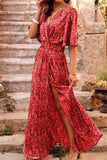 ZJKRL  -  Bohemian College Floral Patchwork With Belt V Neck Waist Skirt Dresses(5 Colors)