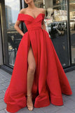 ZJKRL - Elegant Formal Solid Slit V Neck Evening Dress Dresses(12 Colors)