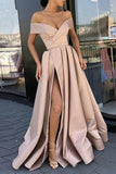 ZJKRL - Elegant Formal Solid Slit V Neck Evening Dress Dresses(12 Colors)