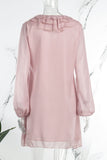 ZJKRL - Fashion Elegant Solid Patchwork V Neck Princess Dresses