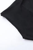 ZJKRL - Elegant Solid Patchwork Oblique Collar One Step Skirt Dresses