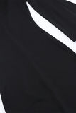 ZJKRL - Elegant Solid Patchwork Oblique Collar One Step Skirt Dresses