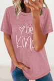 Zjkrl - Casual Letter Print O Neck T-Shirts