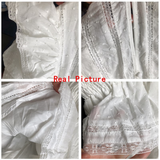 Zjkrl Summer Short Sleeve Vocation Women White Mini Dress Holiday Lace Ruffled Dress Pink