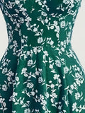 Chic Summer A-line Floral Dress with Sweetheart Neck - Strapless, Easy Maintenance, Women's Non-Sheer Cami Style