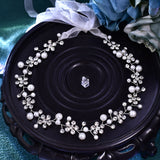 Elegant Rhinestone Flower Bridal Belt - Sparkling Waist Chain Accessory for Women, Perfect Gift for Girlfriend or Wife