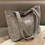 Chic Corduroy Crossbody Bag for Women - Large Capacity, Solid Color with Secure Clasp Closure - Perfect for Travel & Gifts