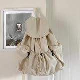 Stylish Drawstring Backpack - Lightweight, Large Capacity, Casual & Sporty with Adjustable Straps for Travel, School, and Work - Durable Polyester, Easy-Clean