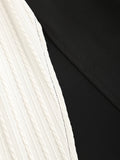 Zjkrl  -  Elegant Vintage Color Block Knit Dress - Easy Care & Comfort Fit for Fall/Spring Elegance, Women’s Fashion