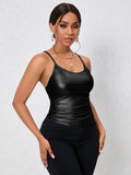 Summer Essential Women's Sleeveless Cami Top - Casual & Comfy Crew Neck, Lightweight for Everyday Wear & Layering