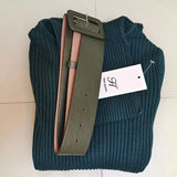 Zjkrl  -  Knitted Turtleneck Sweater Bodycon Dress Bottoming Women Soft Elastic Autumn Winter Midi Party Dresses With Belt