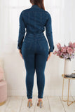 ZJKRL  -  Autumn New Women's Romper Long Sleeve Lapel Tight Comfortable Street Can Wear Solid Color Female Romper Pants