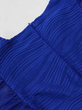 ZJKRL -  Elegant Dresses for Women Ruffle Sleeve Dress Knee Length Wave Print Sexy Summer Light Dress Birthday