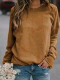 Zjkrl  -  holiday outfits Women's Top T-shirt Autumn/Winter  Long-sleeved Crew-neck Tees Top Playeras De Mujeres  Camisetas De Mujer Топ Blusas Tshirts