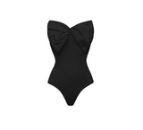 ZJKRL  -  One-piece chiffon swimsuit for women, one-shoulder, split Beach Skirt, sexy, Europe and America, hot spring, new