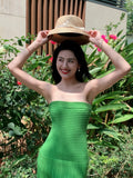 ZJKRL -  Sleeveless Floral Print Suspender Dress Women Fashion V-neck Slim Maxi Dresses Summer Chic Female Beach Party Club Robe Z642