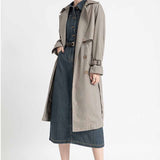 Zjkrl - 2023 New French Retro Waist Slim Denim Dress Spring and Autumn Women's Dress