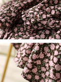 Zjkrl - Floral Printed Midi Dress for Women 2023 Spring Autumn Fashion Ruffled Collar Long Sleeve Belted Vintage Elegant Dresses