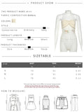 ZJKRL -  Puss Sweet 2Piece Set Women Mesh Patchwork Splits Sleeveless Backless Tops+Folds Skirt Vacation Beach Party Matching Suit