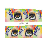 Zjkrl - Black Snake Nail Stickers Decals Gothic Halloween Design Adhesive Sliders for Nail Art DecorationTattoo Manicure Dropshipping