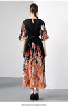 Zjkrl - Hooded Long Sleeve Maxi Dresses For Women Tight Black Long Dress Plain Bodycon Autumn Winter Dress 2023