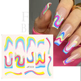Sliver Stars Nails Stickers 3D Bronzing Laser White Cross Starlight Glossychic Y2k Stylish Adhesive Manicure Decorations SO-167