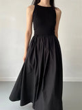 Zjkrl  -  holiday outfits Summer Lace Runway Boho Beach Embroidery Party Sexy Dress Backless Vintage Sleeveless Sundress Women Clothing Solid Vestido