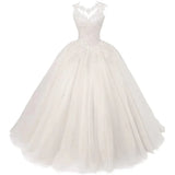 Zjkrl  -  Autumn New Girls Long Classic Tulle Purple Sweet 16 Dresses appliques de dentelle sur tull robe de bal