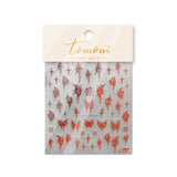 Zjkrl - Gold Silver Butterfly New Bronzing High Quality Adhesive Gilded Nail Stickers Nail Art Decorations Nail Decals Design T-2559