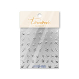 Zjkrl - Gold Silver Butterfly New Bronzing High Quality Adhesive Gilded Nail Stickers Nail Art Decorations Nail Decals Design T-2559