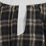 ZJKRL -  Plaid 2-Piece Set Women Zipper Long Sleeves Hooded Short Coat+Patchwork Elastic Waist Puffy Mini Skirt Matching Suits