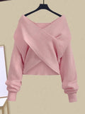 Zjkrl - 2023 Autumn Winter Skirt Sets For Women Outfits Korean Casual Knitwears Pullover Sweater And High Waist Skirts Two Piece Sets