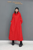 Zjkrl - 2023 Autumn Winter New Leisure Jacquard Craft Hooded Dress Women Pure Color Large Size Pullover Dress Black