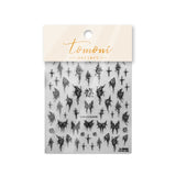 Zjkrl - Gold Silver Butterfly New Bronzing High Quality Adhesive Gilded Nail Stickers Nail Art Decorations Nail Decals Design T-2559