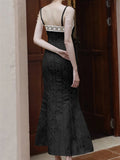 Zjkrl  -  holiday outfits Woman Party Backless Lace Runway Sleeveless Sexy Boho Embroidery Summer Vintage Dresses Dress Beach Sundress Women