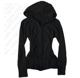 ZJKRL  -  Daily Y2K Women Tight fitting Clothing Harajuku Female Knit Sweater Classic Casual Solid Zip Hoodies Winter Popular Warm Surcoat