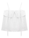 Zjkrl  - holiday outfits Korean Fashion Solid Sling 2 Piece Set Women Elegant Casual Loose Thin Sleeveless Tops Female + High Waist  Wide Leg Pants
