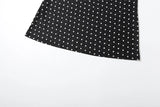 ZJKRL -  Puss Speckled Print 2 Piece Set Sexy Women Seashell Knot Tank Top+See Through Long Skirts Matching Midnight Clubwear Suits