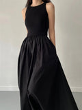 Zjkrl  -  holiday outfits Summer Lace Runway Boho Beach Embroidery Party Sexy Dress Backless Vintage Sleeveless Sundress Women Clothing Solid Vestido